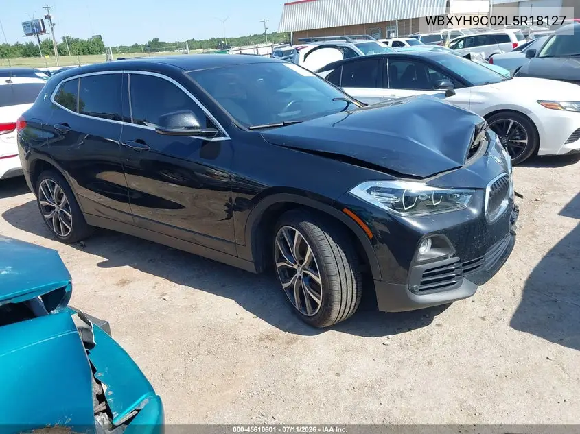 2020 BMW X2 Sdrive28I VIN: WBXYH9C02L5R18127 Lot: 45610601