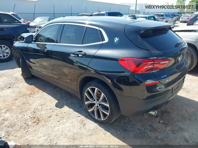 2020 BMW X2 Sdrive28I VIN: WBXYH9C02L5R18127 Lot: 45610601