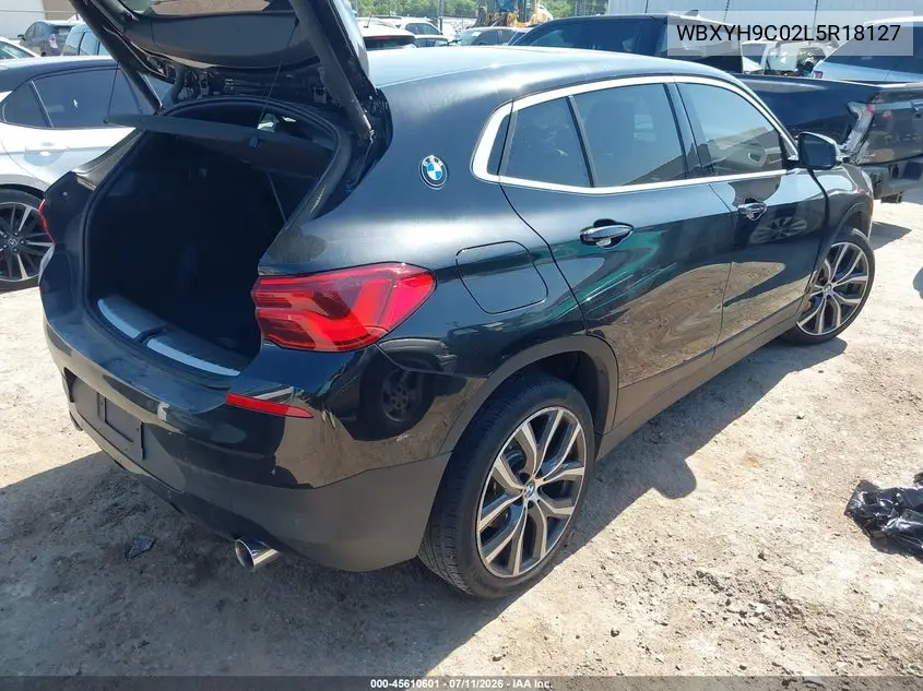 2020 BMW X2 Sdrive28I VIN: WBXYH9C02L5R18127 Lot: 45610601