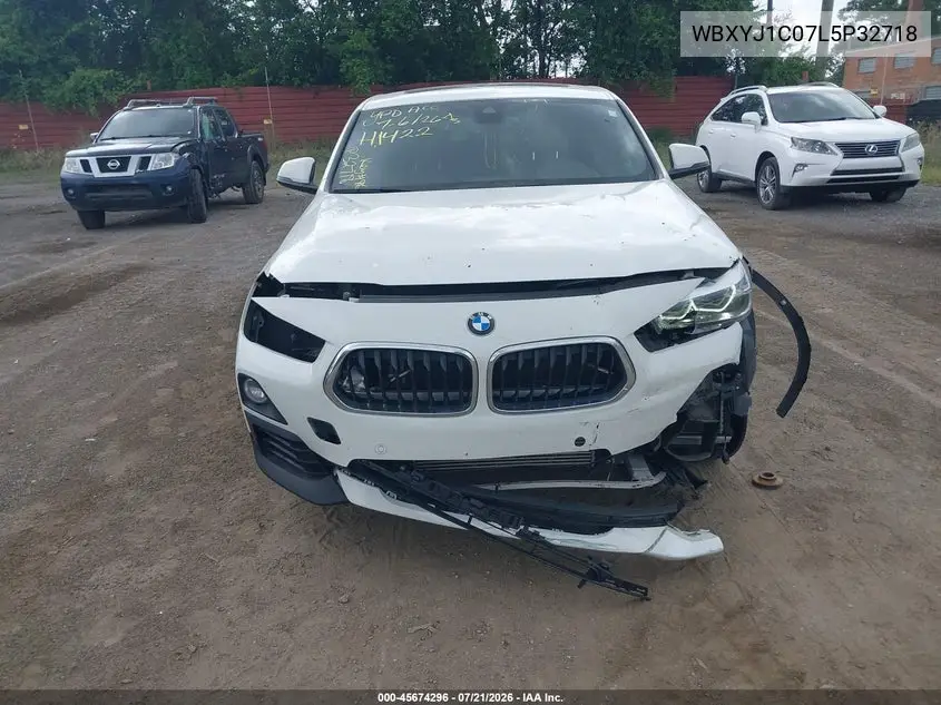 2020 BMW X2 xDrive28I VIN: WBXYJ1C07L5P32718 Lot: 45674296