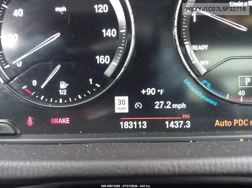2020 BMW X2 xDrive28I VIN: WBXYJ1C07L5P32718 Lot: 45674296