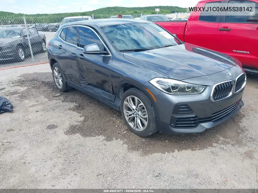 2021 BMW X2 xDrive28I VIN: WBXYJ1C06M5S38142 Lot: 45051071