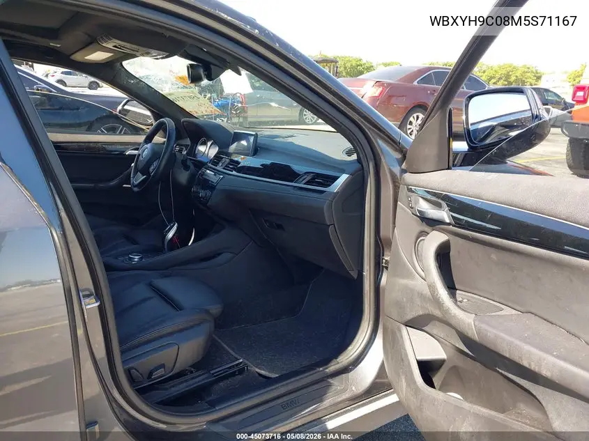 2021 BMW X2 Sdrive28I VIN: WBXYH9C08M5S71167 Lot: 45073716