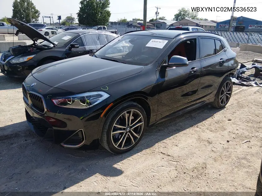 2021 BMW X2 M35I VIN: WBXYN1C02M5S36523 Lot: 45607672