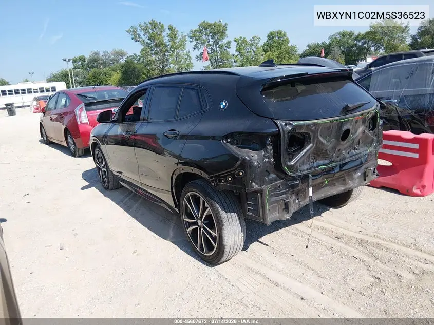 2021 BMW X2 M35I VIN: WBXYN1C02M5S36523 Lot: 45607672