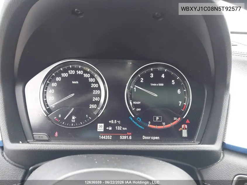 2022 BMW X2 xDrive28I VIN: WBXYJ1C08N5T92577 Lot: 12636559