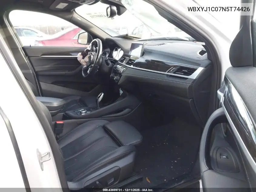 2022 BMW X2 xDrive28I VIN: WBXYJ1C07N5T74426 Lot: 43889731