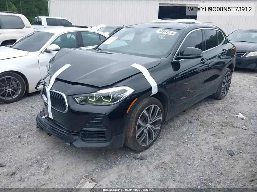 2022 BMW X2 Sdrive28I VIN: WBXYH9C08N5T73912 Lot: 45246316