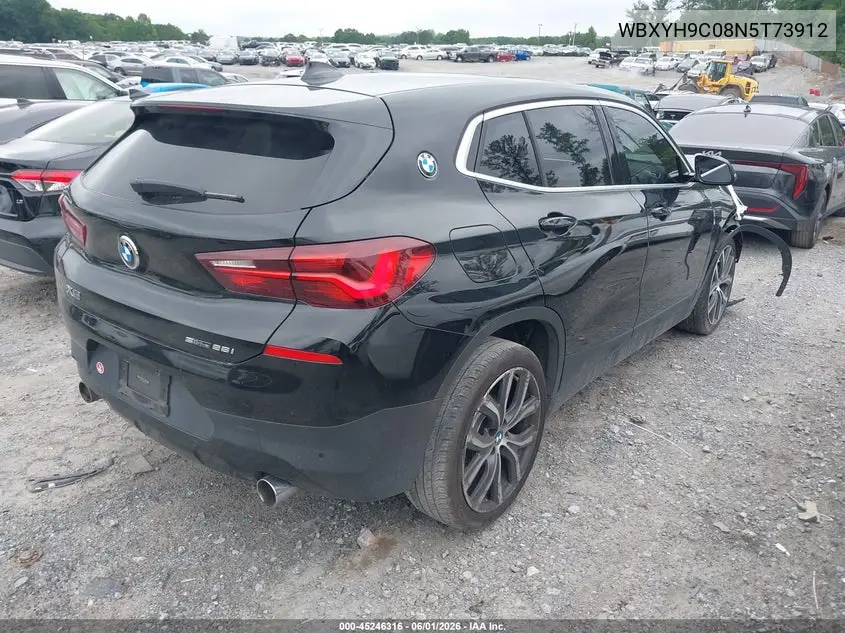 2022 BMW X2 Sdrive28I VIN: WBXYH9C08N5T73912 Lot: 45246316