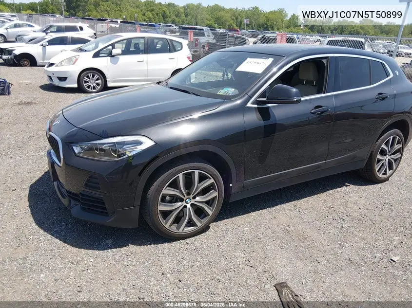 2022 BMW X2 xDrive28I VIN: WBXYJ1C07N5T50899 Lot: 45298675