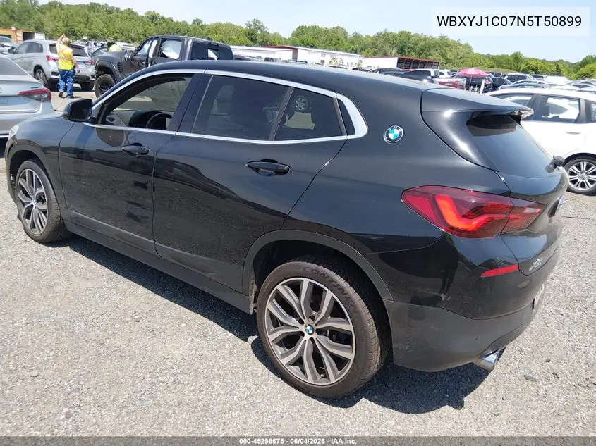 2022 BMW X2 xDrive28I VIN: WBXYJ1C07N5T50899 Lot: 45298675