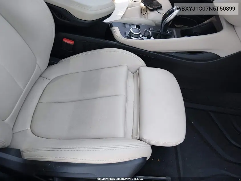 2022 BMW X2 xDrive28I VIN: WBXYJ1C07N5T50899 Lot: 45298675