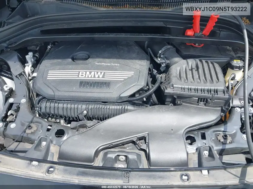 2022 BMW X2 xDrive28I VIN: WBXYJ1C09N5T93222 Lot: 45332579