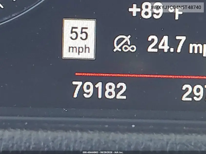2022 BMW X2 xDrive28I VIN: WBXYJ1C04N5T48740 Lot: 45444963