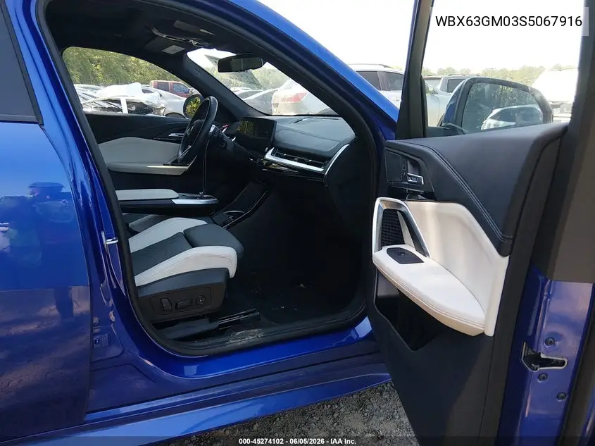2025 BMW X2 xDrive28I VIN: WBX63GM03S5067916 Lot: 45274102
