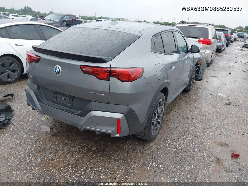 2025 BMW X2 xDrive28I VIN: WBX63GM08S5280537 Lot: 45382002
