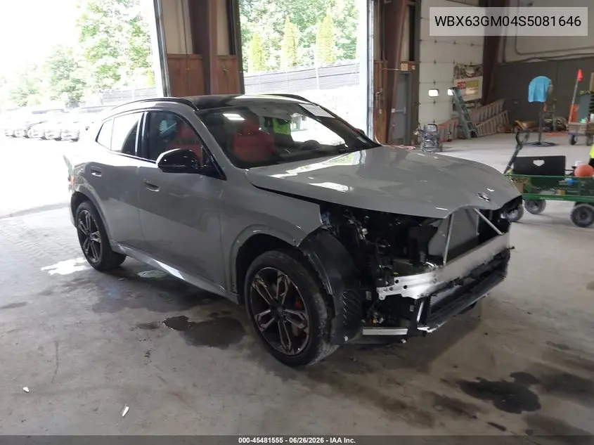 2025 BMW X2 xDrive28I VIN: WBX63GM04S5081646 Lot: 45481555