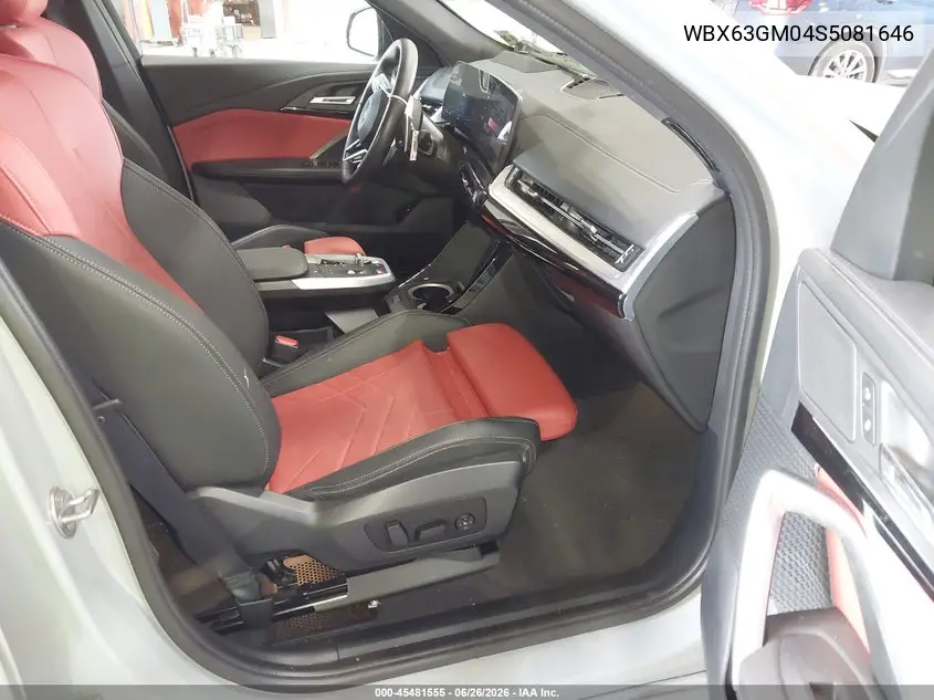 2025 BMW X2 xDrive28I VIN: WBX63GM04S5081646 Lot: 45481555