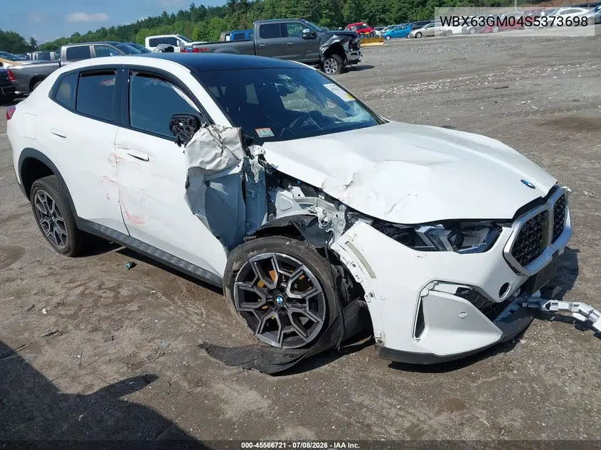 2025 BMW X2 xDrive28I VIN: WBX63GM04S5373698 Lot: 45566721