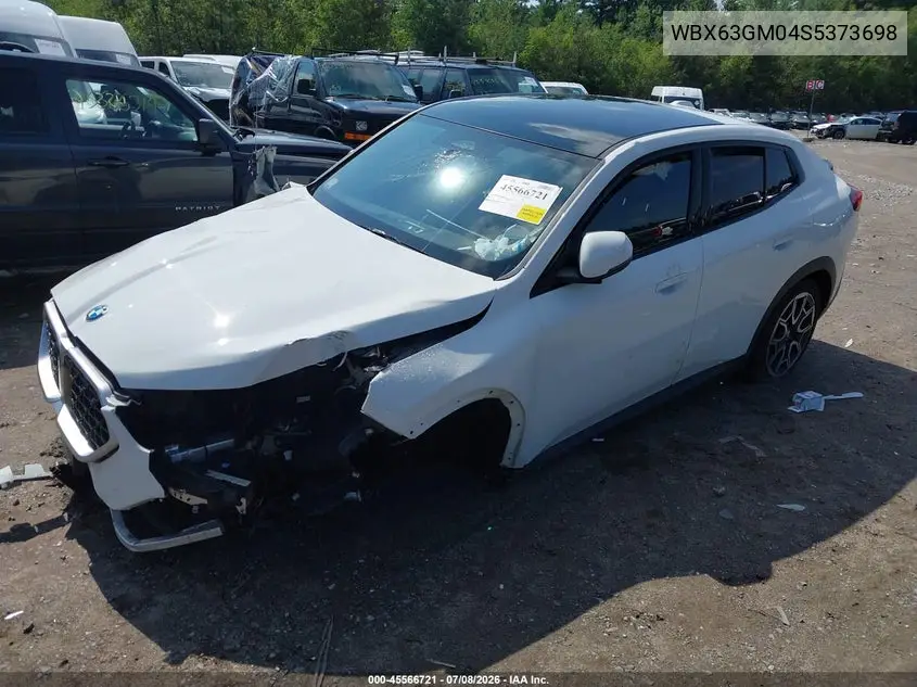 2025 BMW X2 xDrive28I VIN: WBX63GM04S5373698 Lot: 45566721