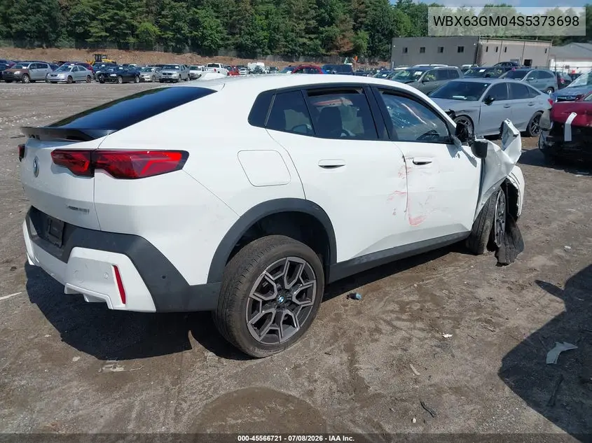 2025 BMW X2 xDrive28I VIN: WBX63GM04S5373698 Lot: 45566721