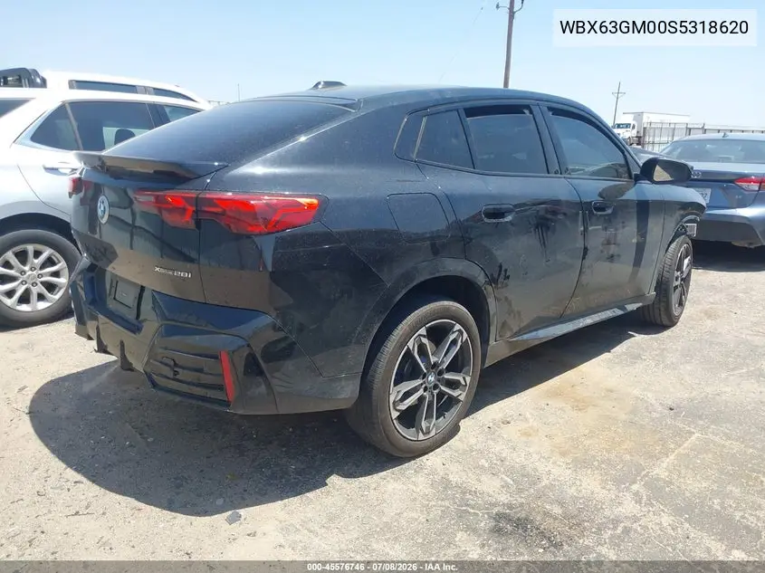 2025 BMW X2 xDrive28I VIN: WBX63GM00S5318620 Lot: 45576746