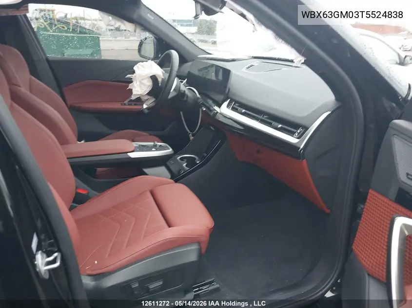 2026 BMW X2 xDrive28I VIN: WBX63GM03T5524838 Lot: 12611272
