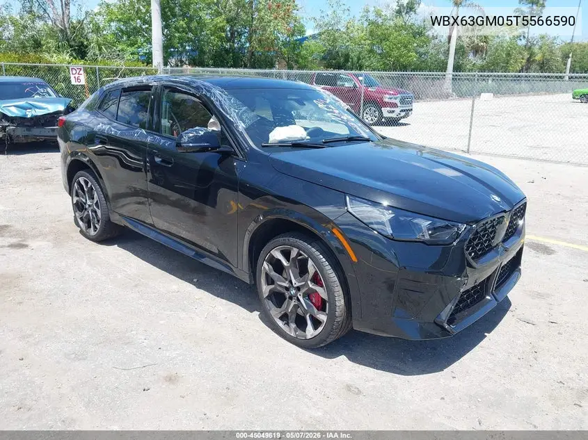 2026 BMW X2 xDrive28I VIN: WBX63GM05T5566590 Lot: 45049619