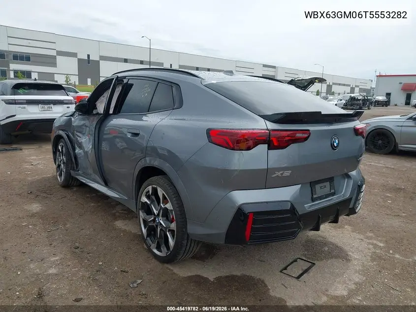 2026 BMW X2 xDrive28I VIN: WBX63GM06T5553282 Lot: 45419782