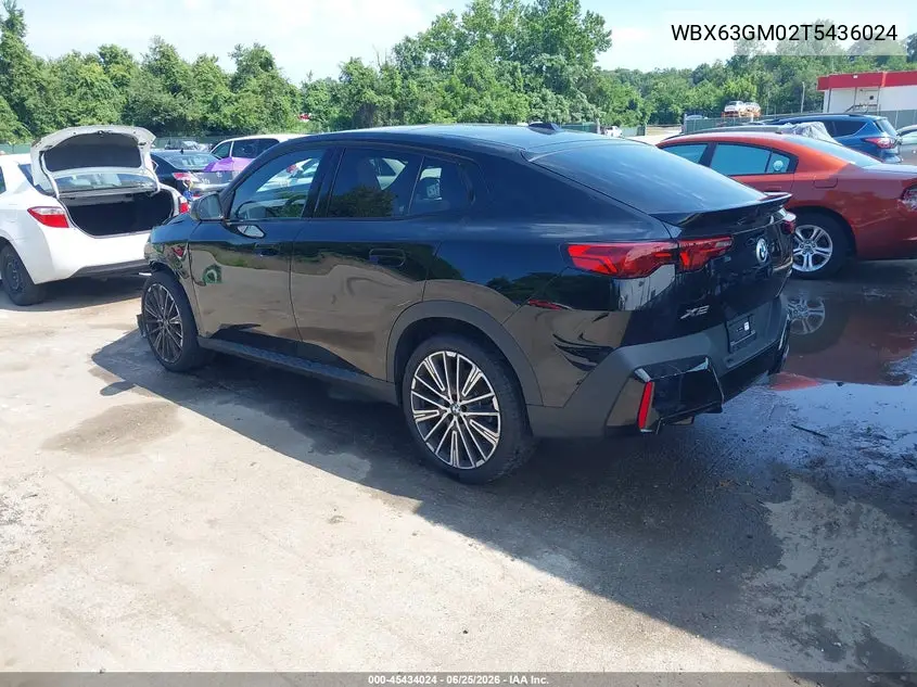 2026 BMW X2 xDrive28I VIN: WBX63GM02T5436024 Lot: 45434024