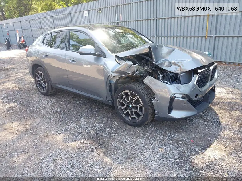 2026 BMW X2 xDrive28I VIN: WBX63GM0XT5401053 Lot: 45499366