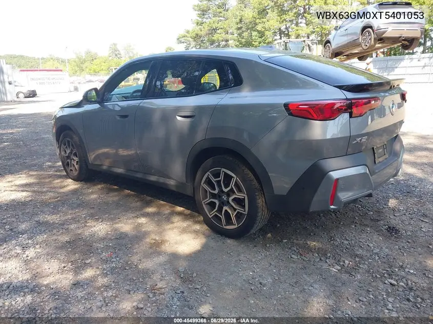 2026 BMW X2 xDrive28I VIN: WBX63GM0XT5401053 Lot: 45499366