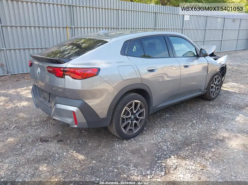 2026 BMW X2 xDrive28I VIN: WBX63GM0XT5401053 Lot: 45499366