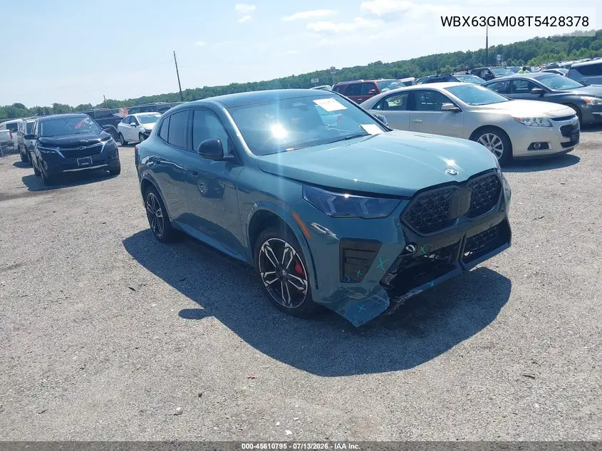 2026 BMW X2 xDrive28I VIN: WBX63GM08T5428378 Lot: 45610795