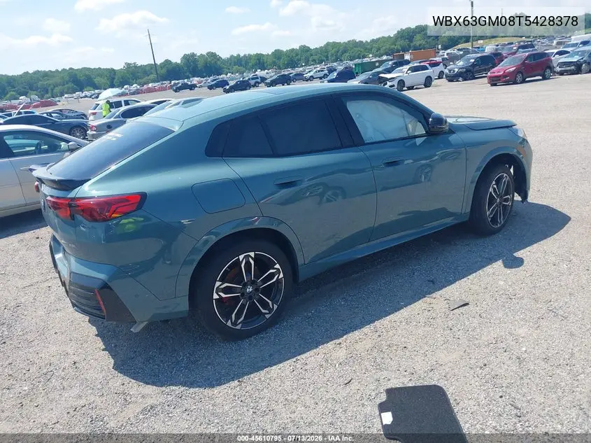 2026 BMW X2 xDrive28I VIN: WBX63GM08T5428378 Lot: 45610795
