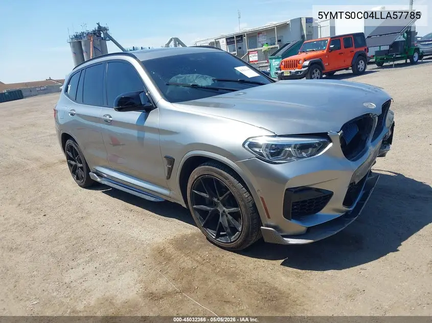 2020 BMW X3 M Competition VIN: 5YMTS0C04LLA57785 Lot: 45032366