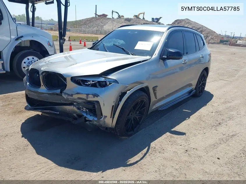 2020 BMW X3 M Competition VIN: 5YMTS0C04LLA57785 Lot: 45032366