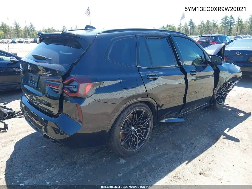 2024 BMW X3 M VIN: 5YM13EC0XR9W20021 Lot: 45042684