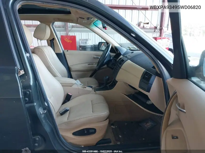 WBXPA93495WD06820 2005 BMW X3 3.0I