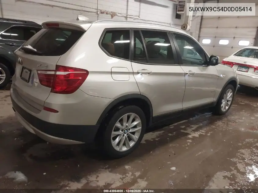 5UXWX9C54D0D05414 2013 BMW X3 xDrive28I