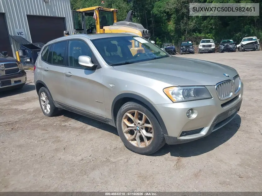 2013 BMW X3 xDrive35I VIN: 5UXWX7C50DL982461 Lot: 45533718