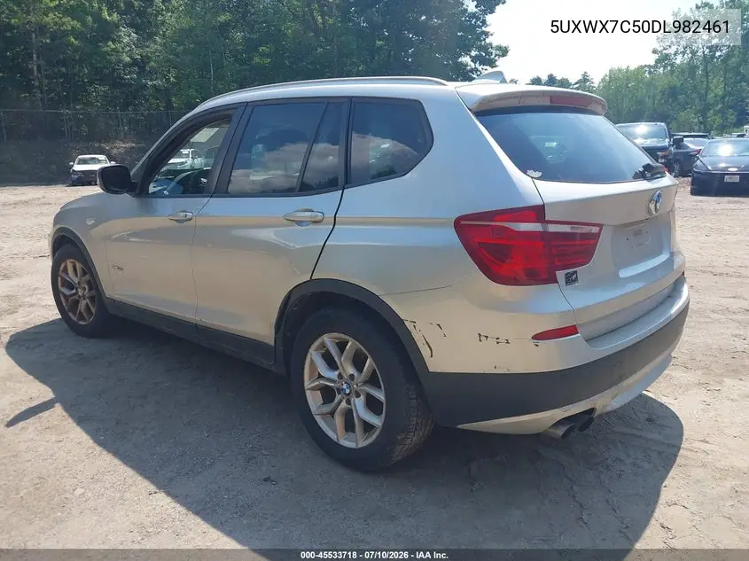 2013 BMW X3 xDrive35I VIN: 5UXWX7C50DL982461 Lot: 45533718