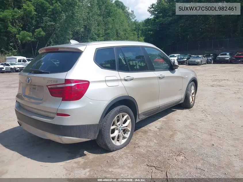 2013 BMW X3 xDrive35I VIN: 5UXWX7C50DL982461 Lot: 45533718