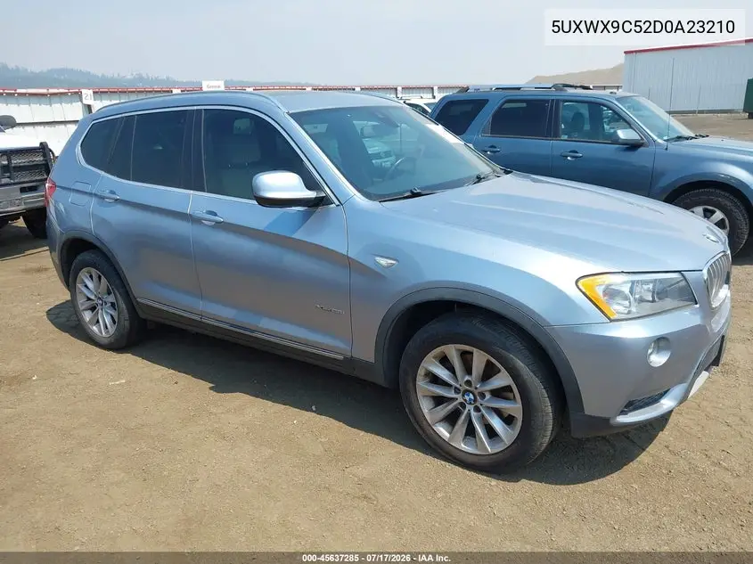 2013 BMW X3 xDrive28I VIN: 5UXWX9C52D0A23210 Lot: 45637285