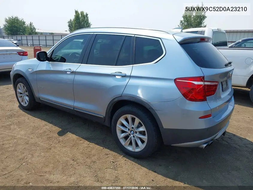 2013 BMW X3 xDrive28I VIN: 5UXWX9C52D0A23210 Lot: 45637285