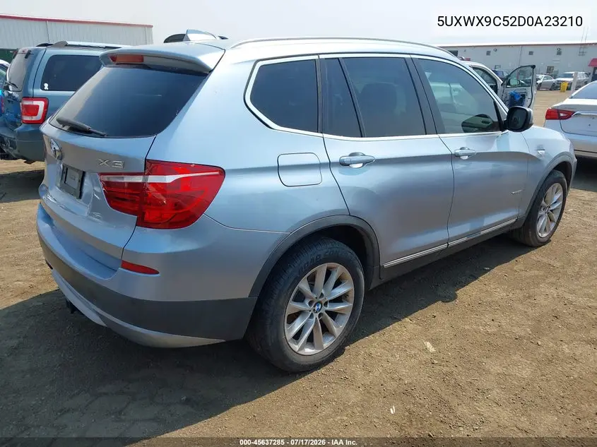 2013 BMW X3 xDrive28I VIN: 5UXWX9C52D0A23210 Lot: 45637285