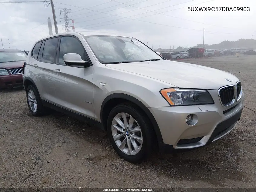 2013 BMW X3 xDrive28I VIN: 5UXWX9C57D0A09903 Lot: 45643087