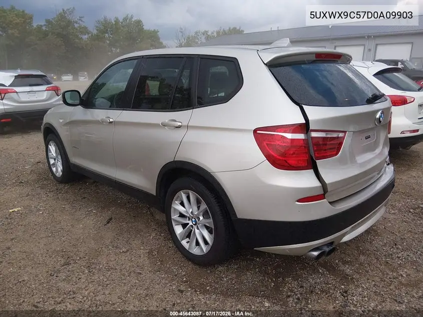 2013 BMW X3 xDrive28I VIN: 5UXWX9C57D0A09903 Lot: 45643087