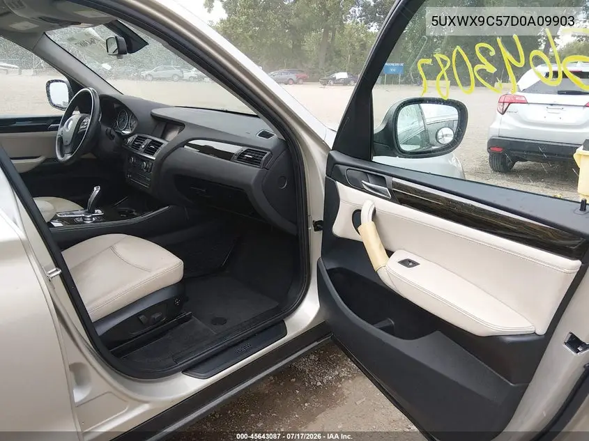 2013 BMW X3 xDrive28I VIN: 5UXWX9C57D0A09903 Lot: 45643087
