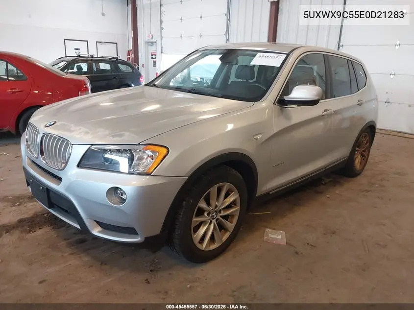 2014 BMW X3 xDrive28I VIN: 5UXWX9C55E0D21283 Lot: 45455557